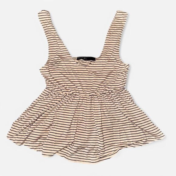 Tan Flowy Tank Top - Picture 1 of 4